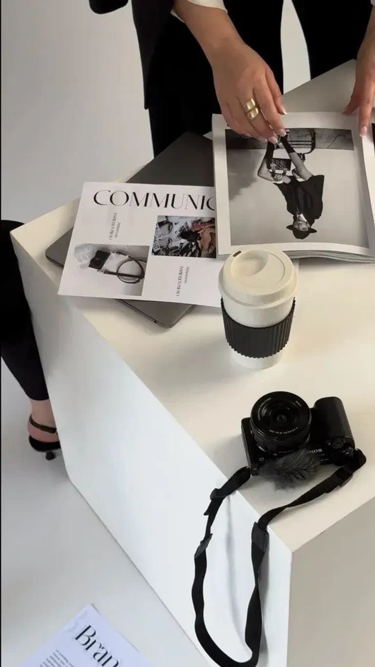 Reviewing printed brand materials