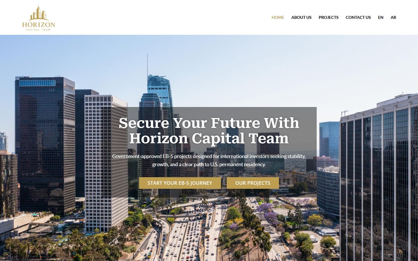 Horizon Capital Team website